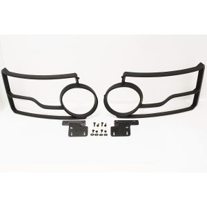 Image of Front Headlight Guards (pair) Black (VPLAP0008)