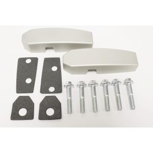 Image of Windscreen Brackets (pair) Silver Anodised (GA1142)