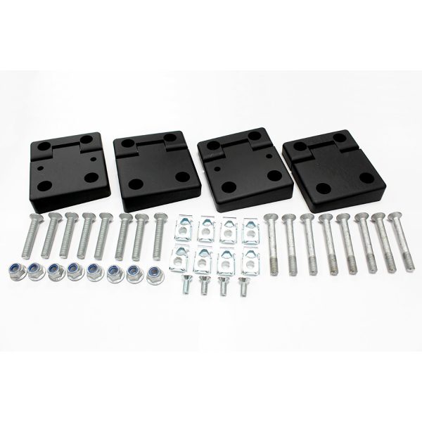 Image of Front Door Hinge Finish Kit Anodised Black (set of 4) (GA1305)