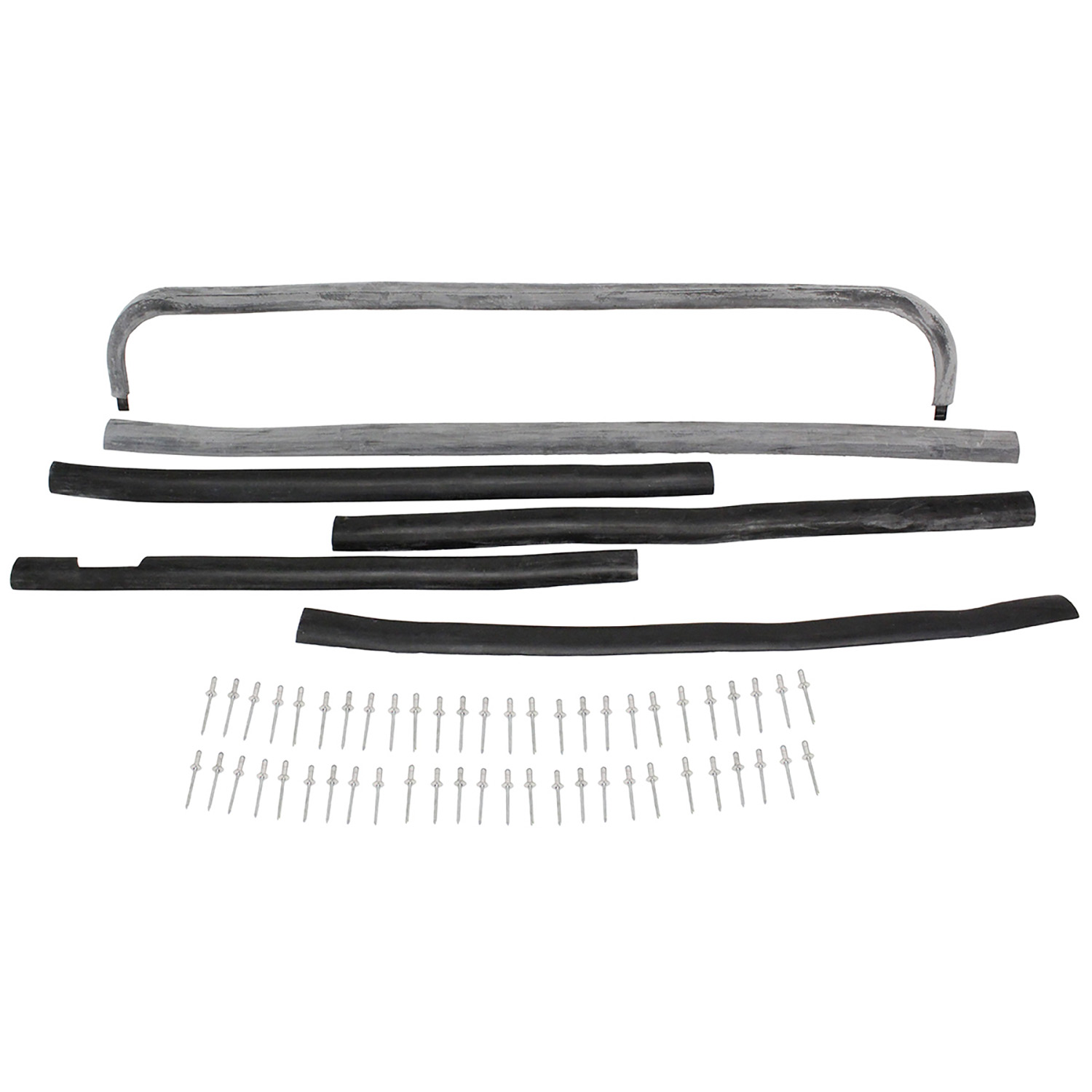 Image of Safari Rear Door Complete Seal Kit (6 piece plus rivets) (GA1498G)
