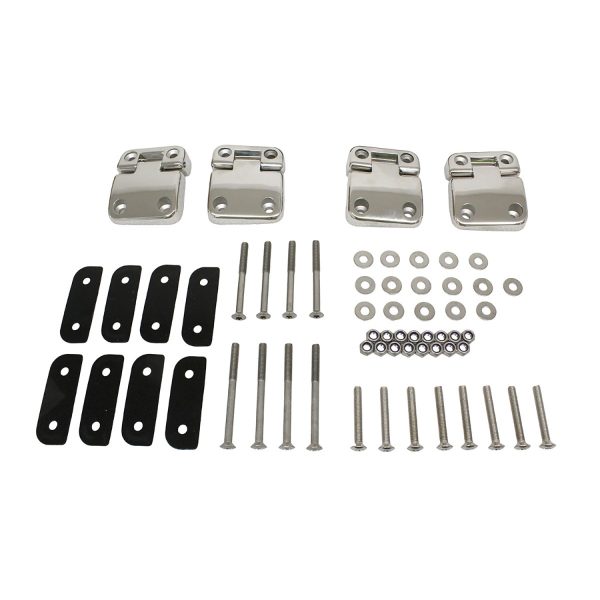 Image of Second Row Door Hinge Finish Kit Stainless Steel (set of 4) (GA1952)