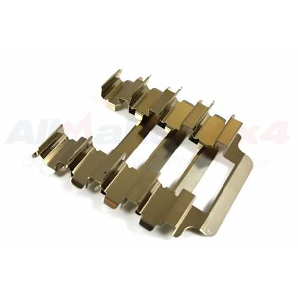 Image of Brake Pad Retaining Spring Kit (front) (LR019625AM)