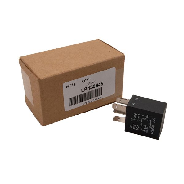 Image of Relay (black/yellow) 20amp 4 pin (LR138845AM)