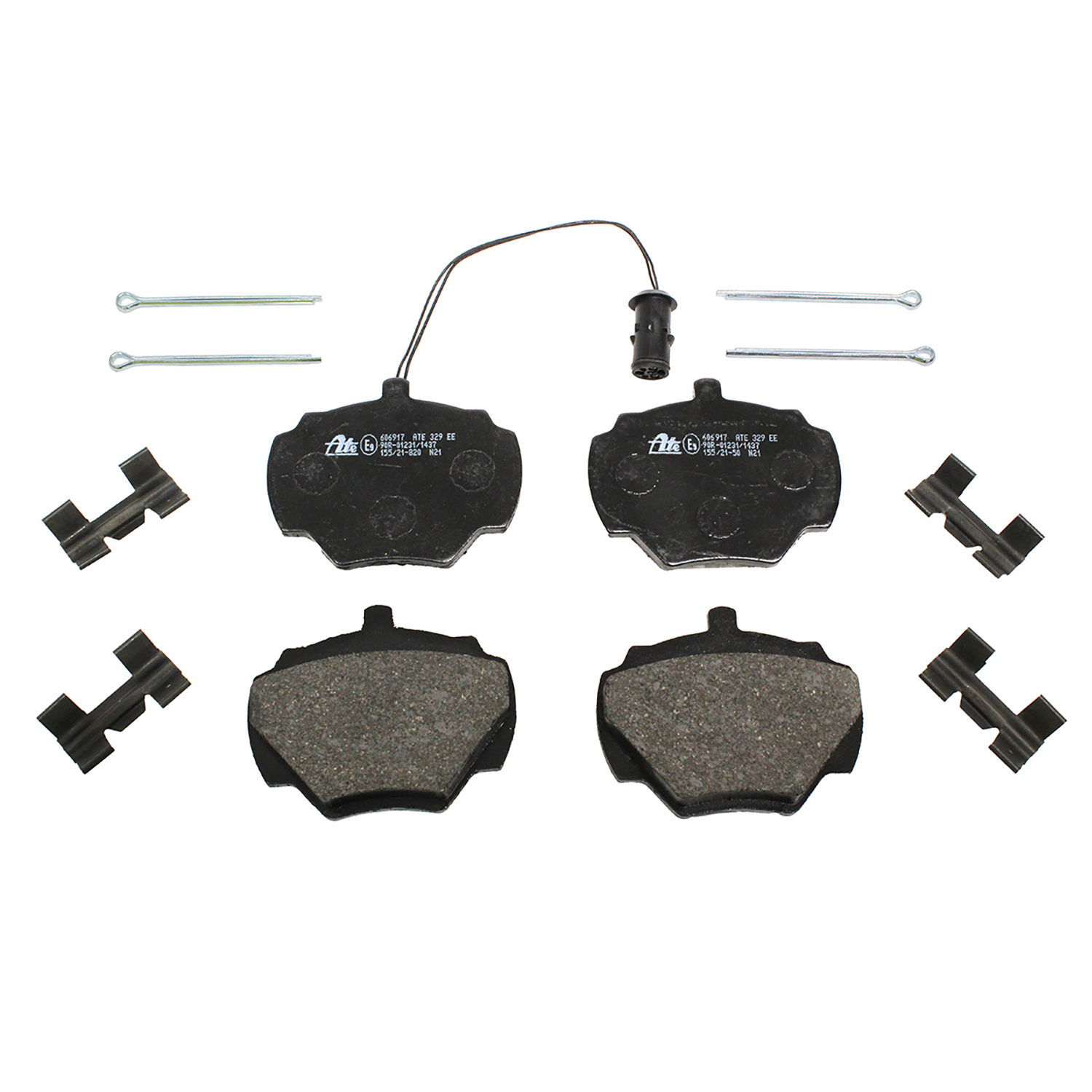 Image of Brake Pad Set Rear (with sensors) (SFP500200AMF)