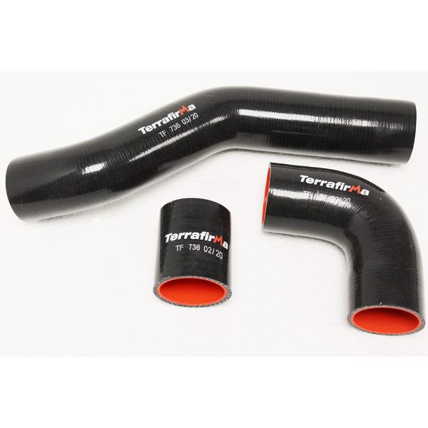 Image of Silicone Turbo and Intercooler Hose kits (3 piece) Black (TF736)