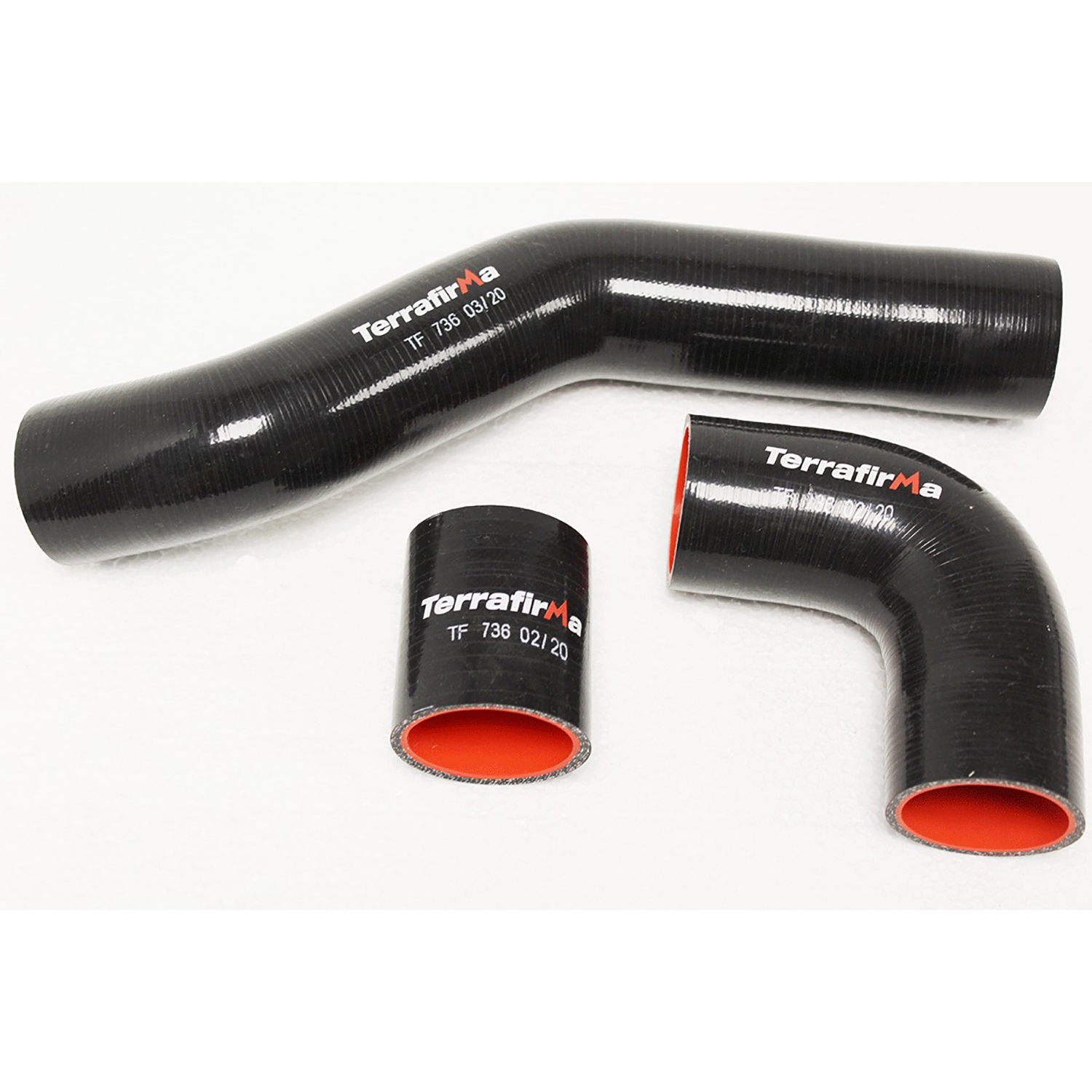 Image of Silicone Turbo and Intercooler Hose kits (3 piece) Black (TF736)