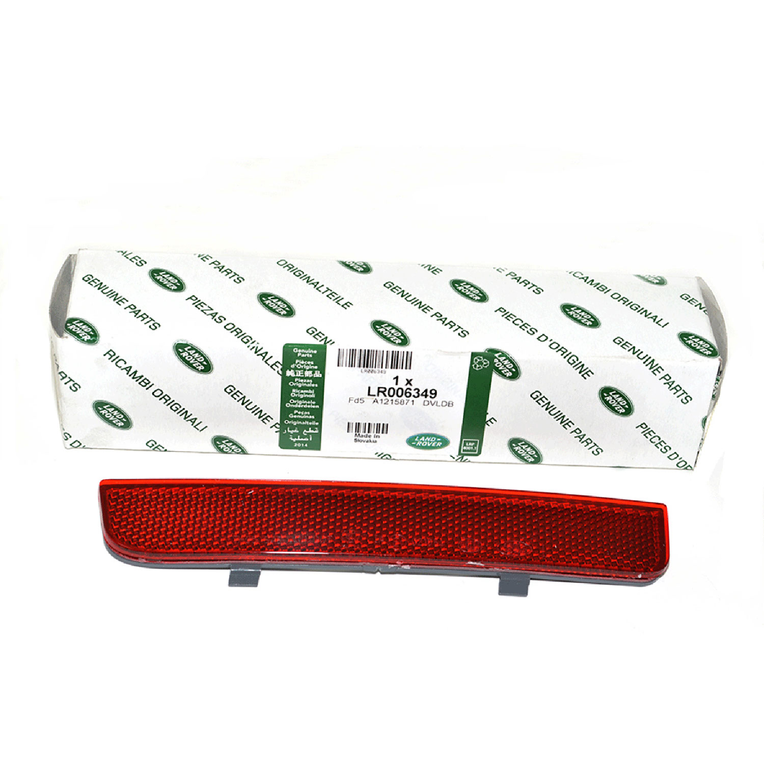 Image of Rear Bumper Reflector (leftt hand) (LR006349)