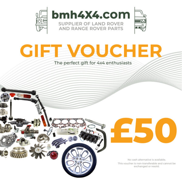£50 BMH gift card graphic