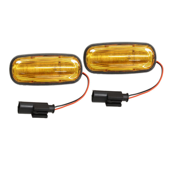 Image of Sequential Dynamic LED Side Repeater Lamps (pair) (coloured) (TF31012)