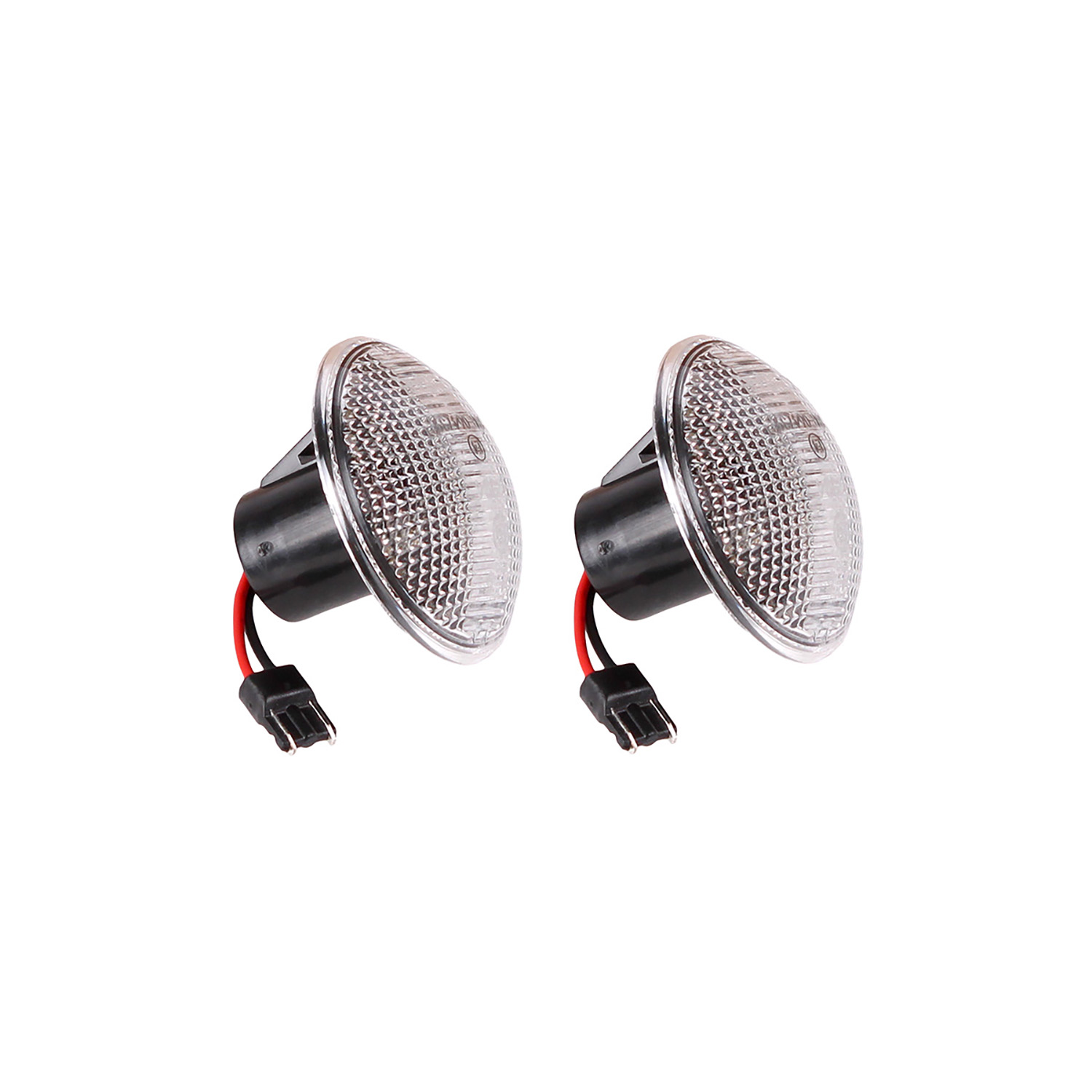 Image of Sequential Dynamic LED Side Repeater Lamps (pair) (clear) (TF31401)