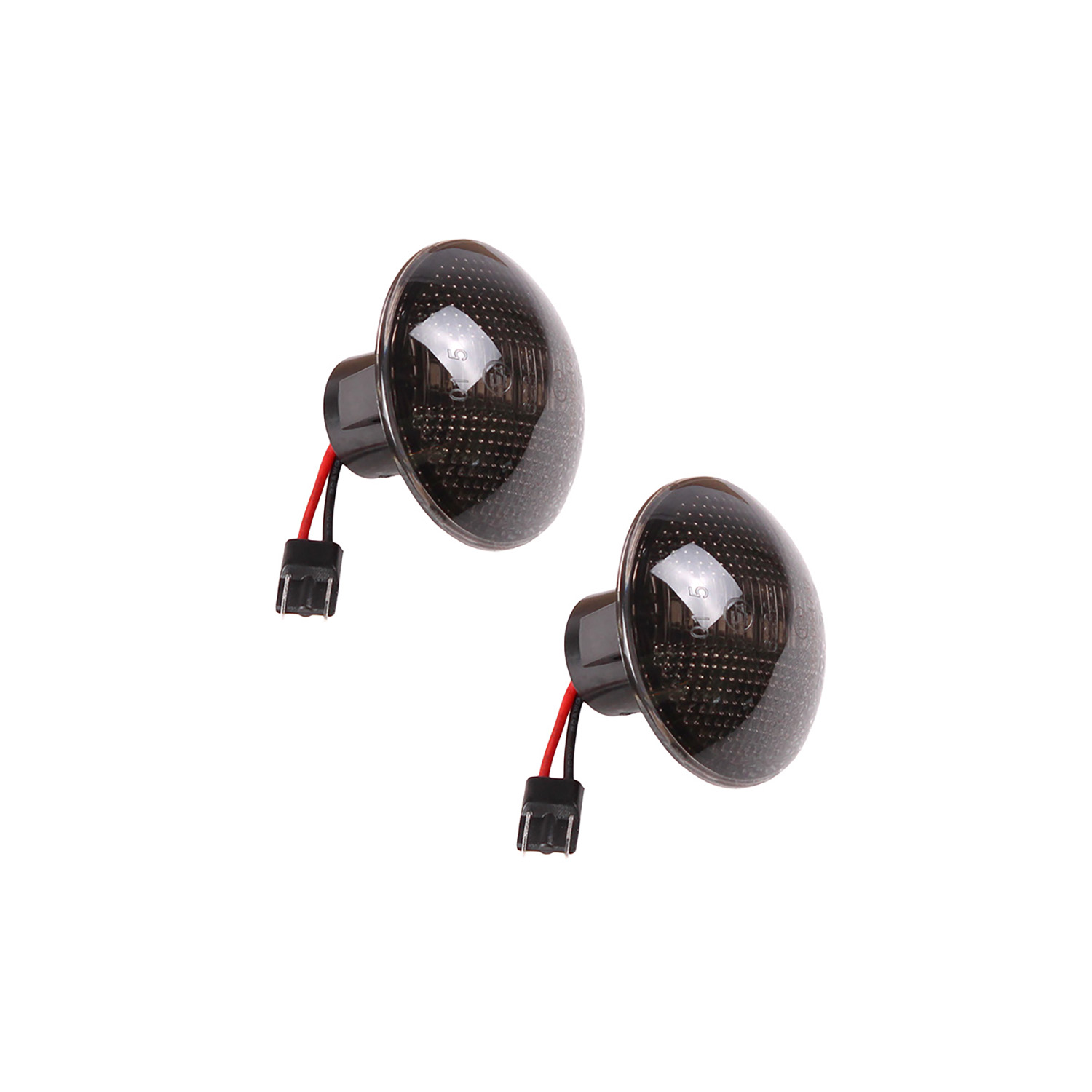 Image of Sequential Dynamic LED Side Repeater Lamps (pair) (smoked) (TF31402)